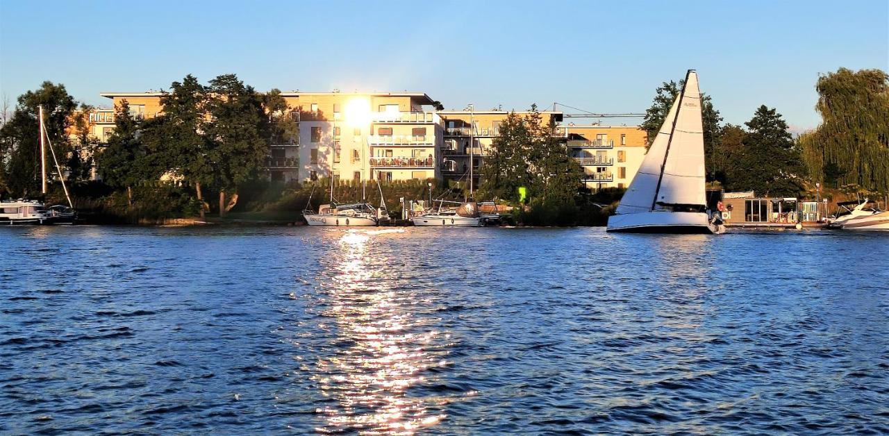 Marina Apartment - Przy Jeziorze, Taras, Tv55" Z Netflix I Prime, Parking อิวาวา ภายนอก รูปภาพ
