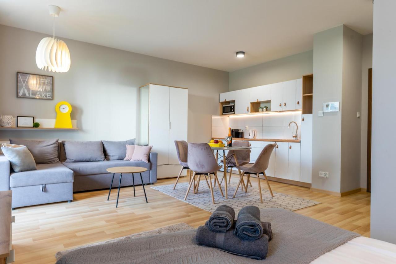 Marina Apartment - Przy Jeziorze, Taras, Tv55" Z Netflix I Prime, Parking อิวาวา ภายนอก รูปภาพ