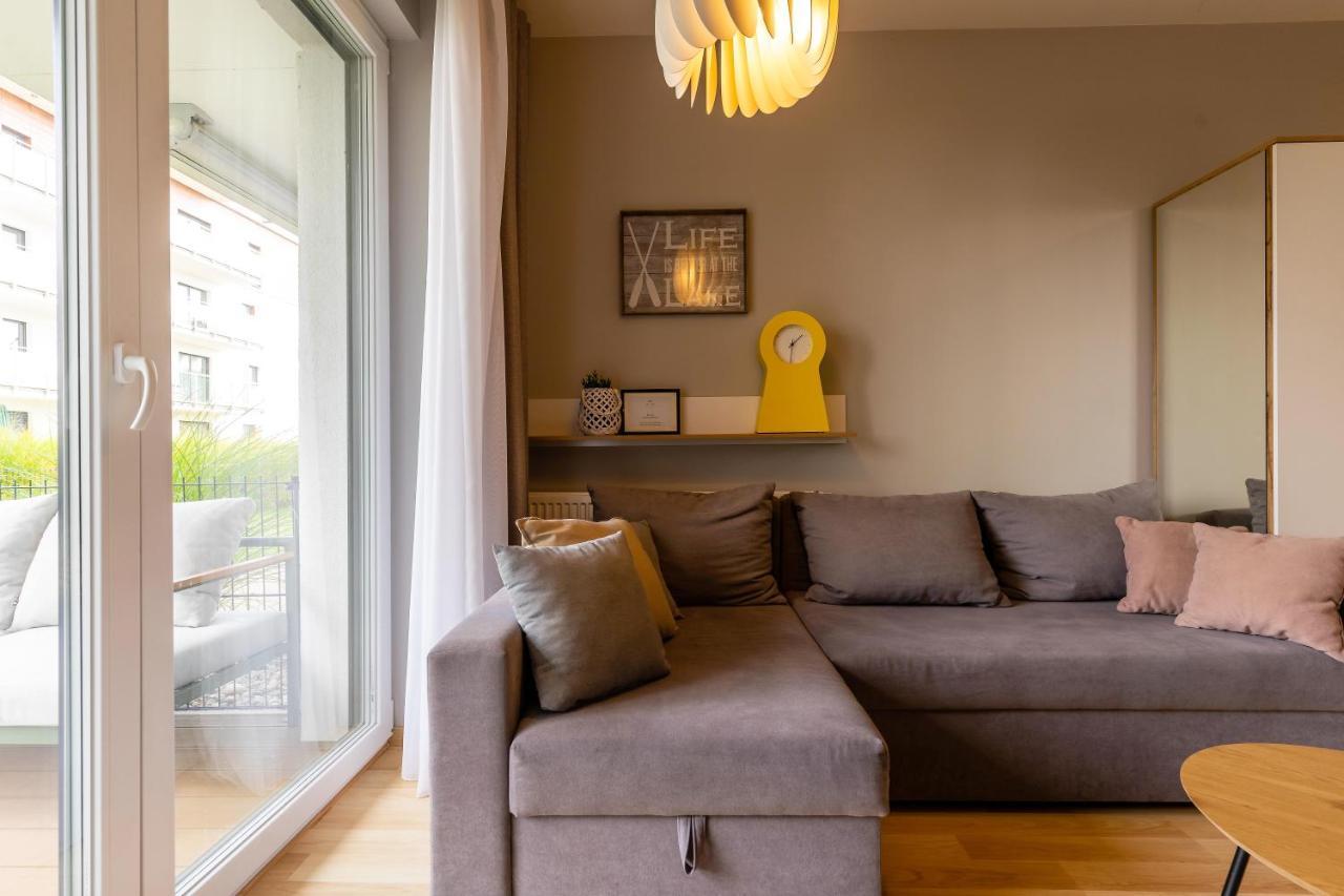 Marina Apartment - Przy Jeziorze, Taras, Tv55" Z Netflix I Prime, Parking อิวาวา ภายนอก รูปภาพ